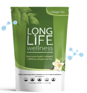 long life wellness collagen tea reviews