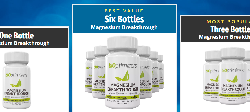 bioptimizers magnesium breakthrough ingredients benefits
