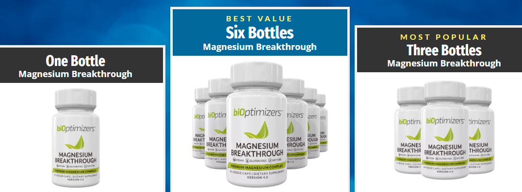 bioptimizers magnesium breakthrough ingredients benefits