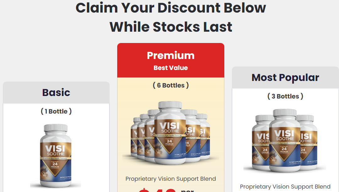 visisoothe 24 ingredients