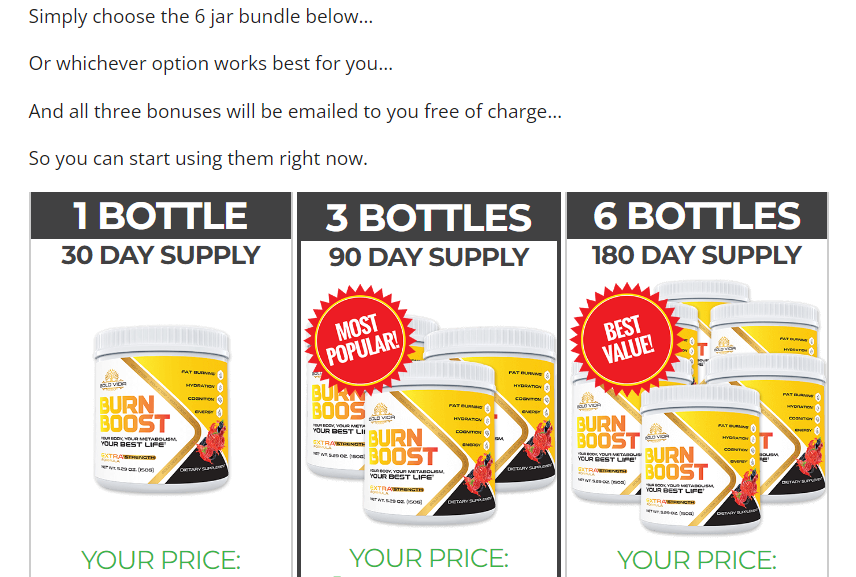 burn boost powder weight loss supplement reviews