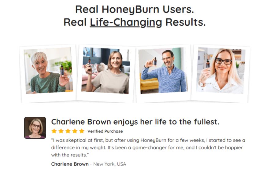 honeyburn weight loss