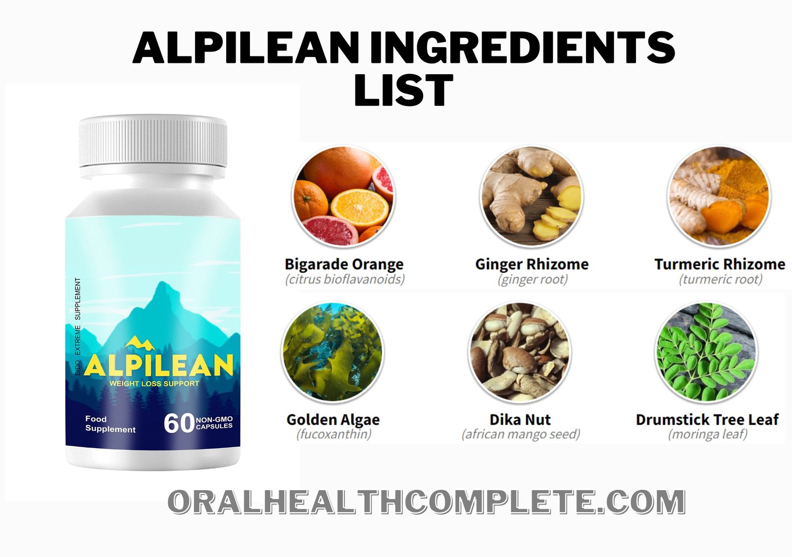 alpilean ingredients list compressed