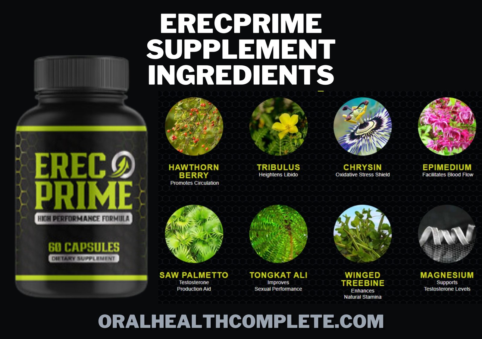 erecprime supplement ingredients compressed