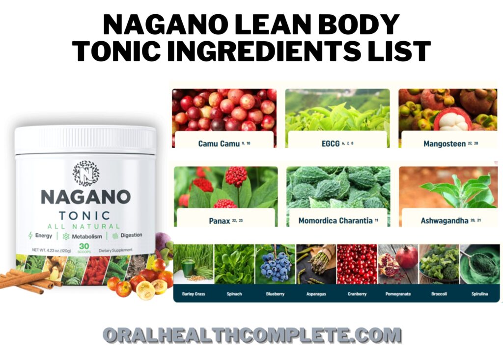 nagano lean body tonic ingredients list compressed