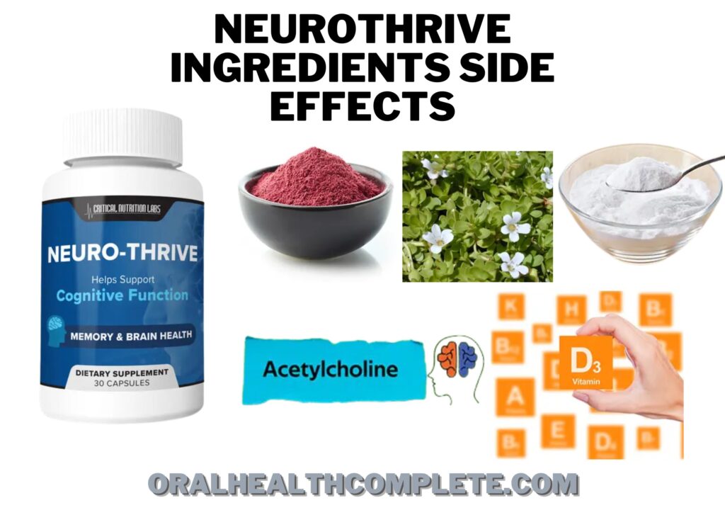neurothrive ingredients Side effects compressed