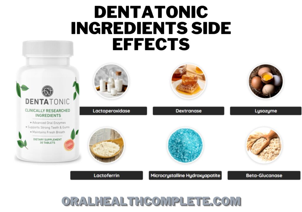 dentatonic ingredients side effects compressed