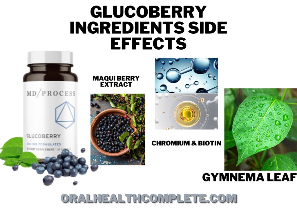 glucoberry ingredients side effects compressed