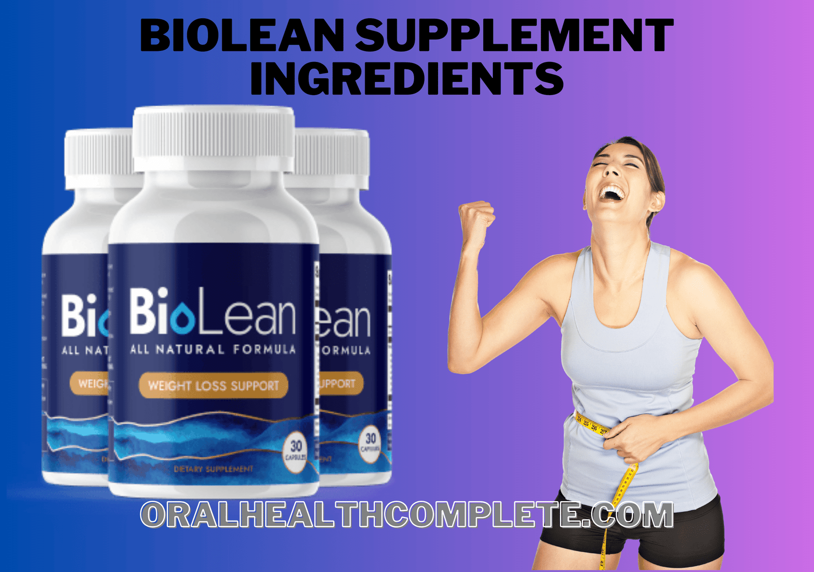 BioLean supplement ingredients