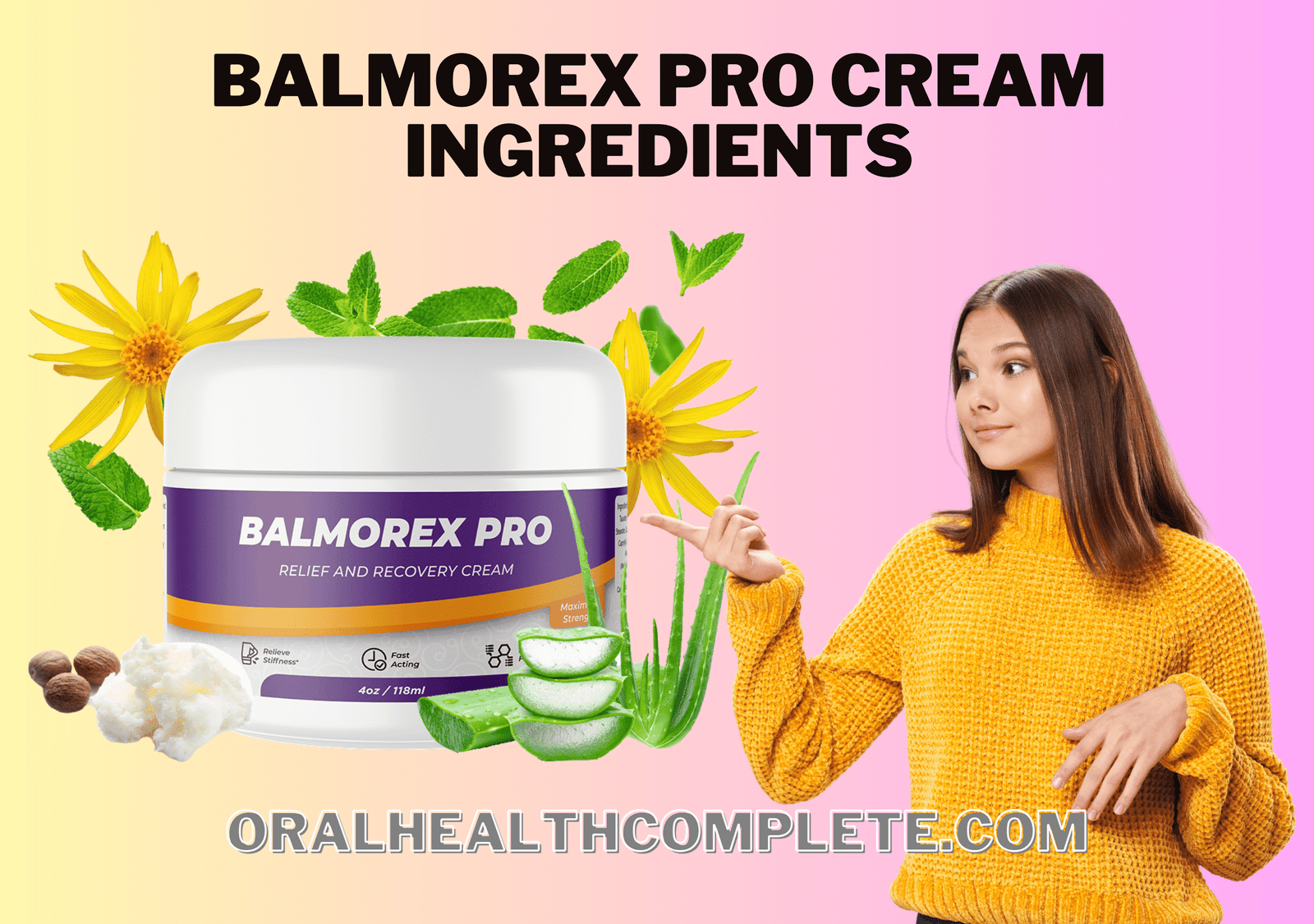 balmorex pro cream ingredients