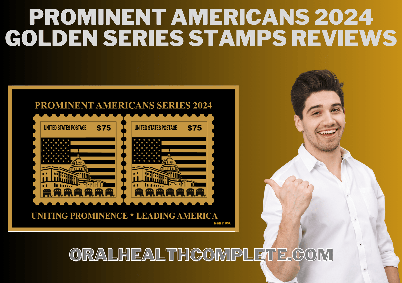 Prominent Americans 2024 Golden Series Stamps Reviews