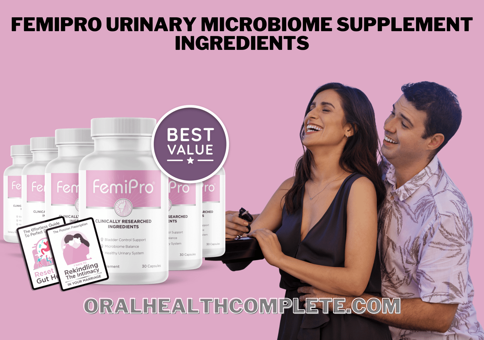 femipro urinary microbiome supplement ingredients