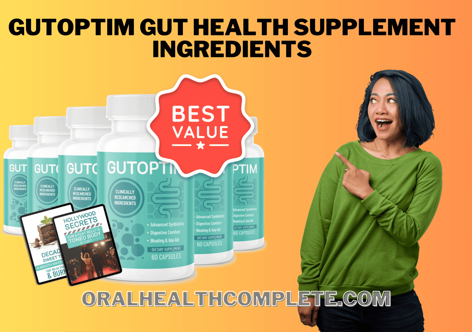 gutoptim gut health supplement ingredients