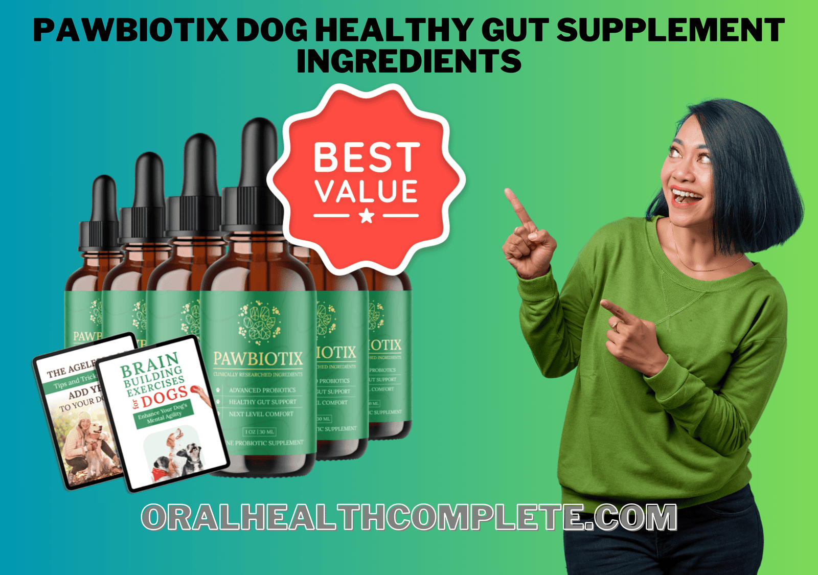 pawbiotix dog healthy gut supplement ingredients