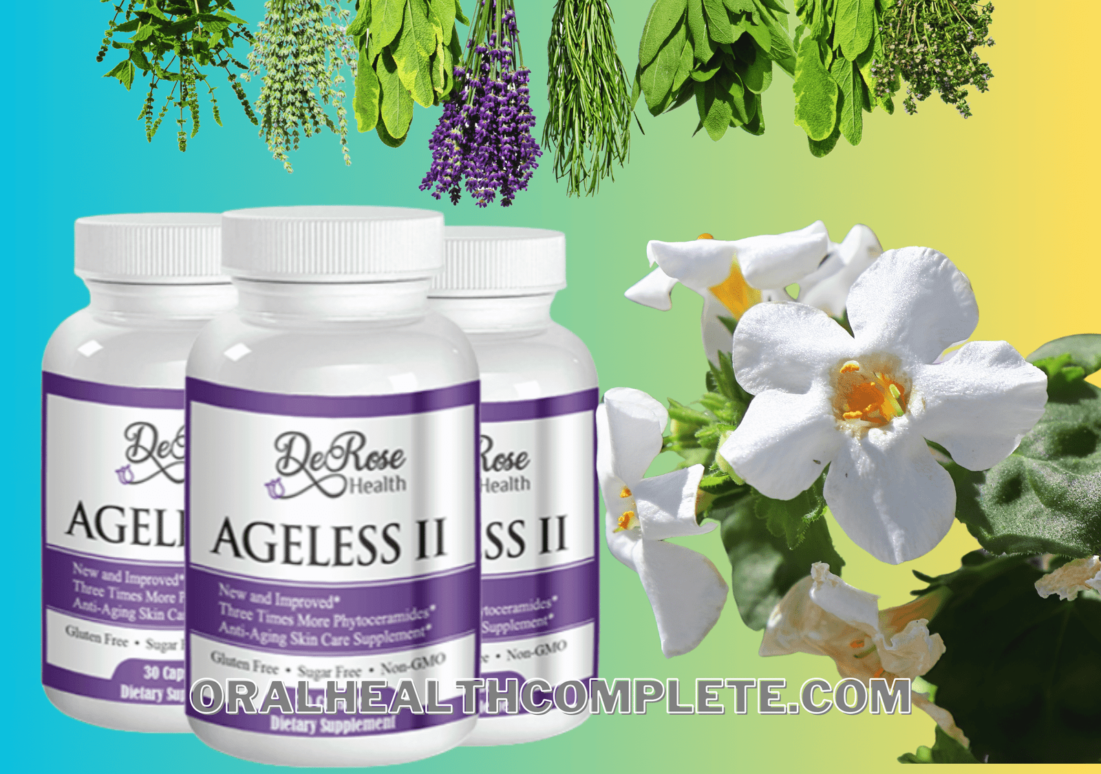 Ageless II by DeRose Health ingredients