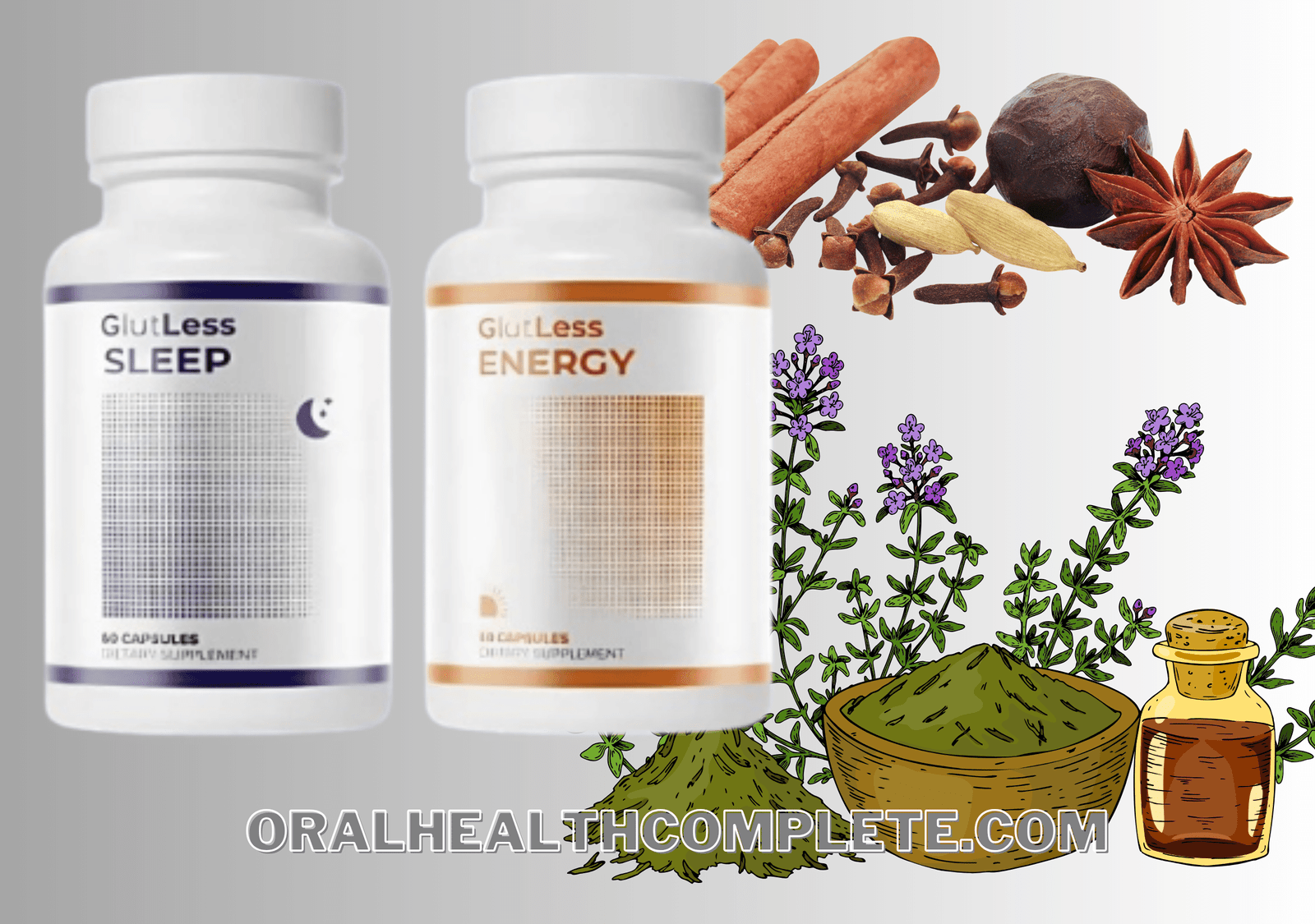 GlutLess Energy And Sleep ingredients