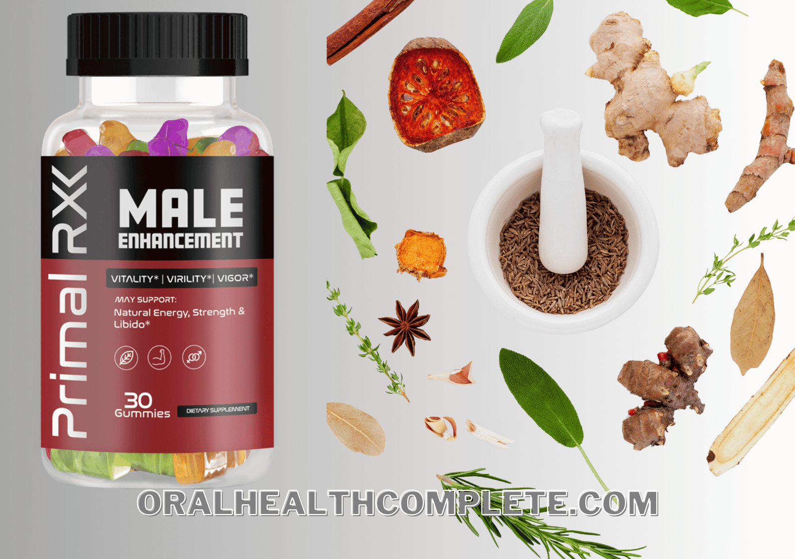 Primal Testo Boost RX Gummies ingredients